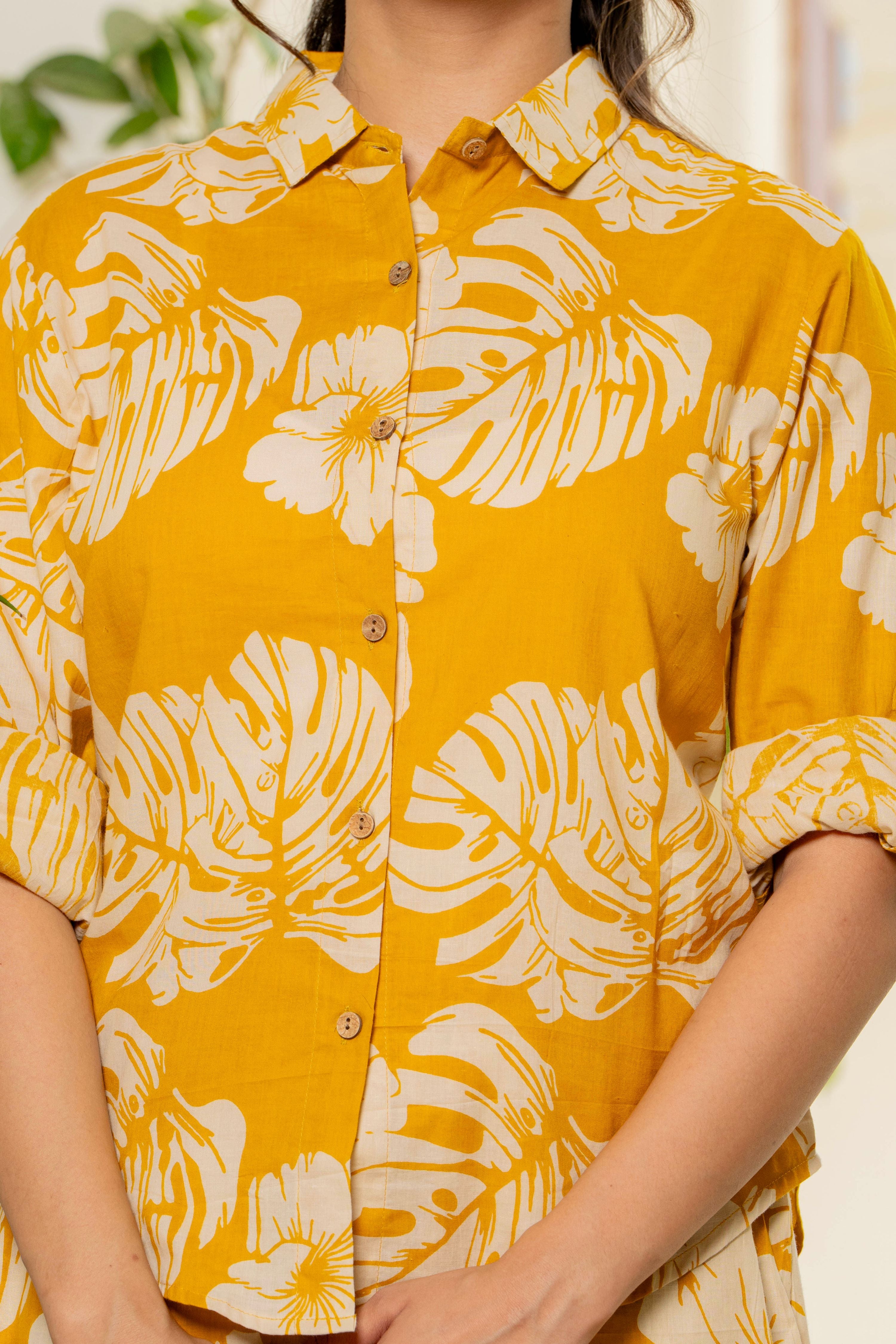 Golden Palm Co-Ord Set