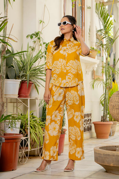 Golden Palm Co-Ord Set