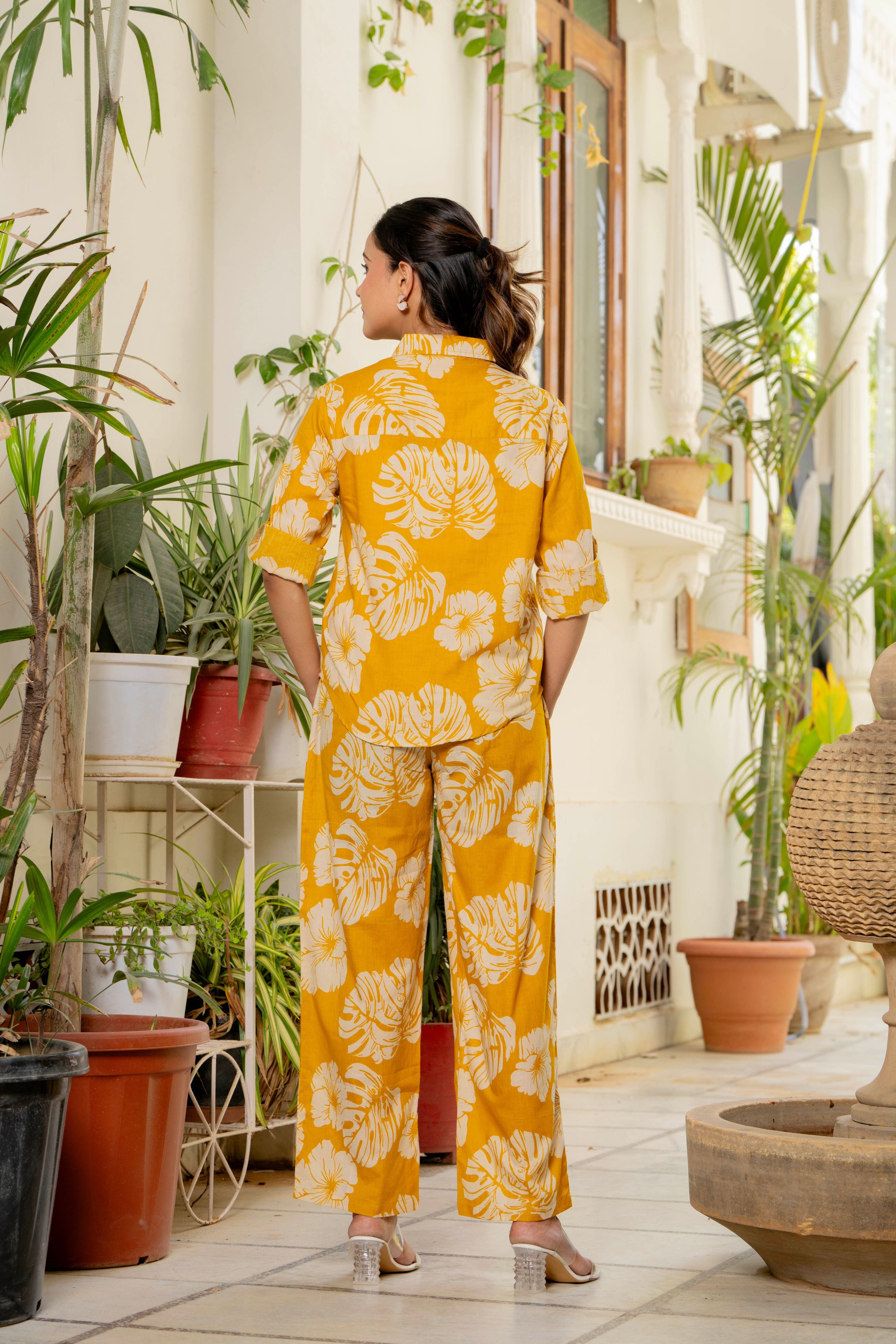 Golden Palm Co-Ord Set