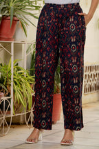 Ikkat Blue Co-Ord Set