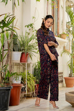 Ikkat Blue Co-Ord Set
