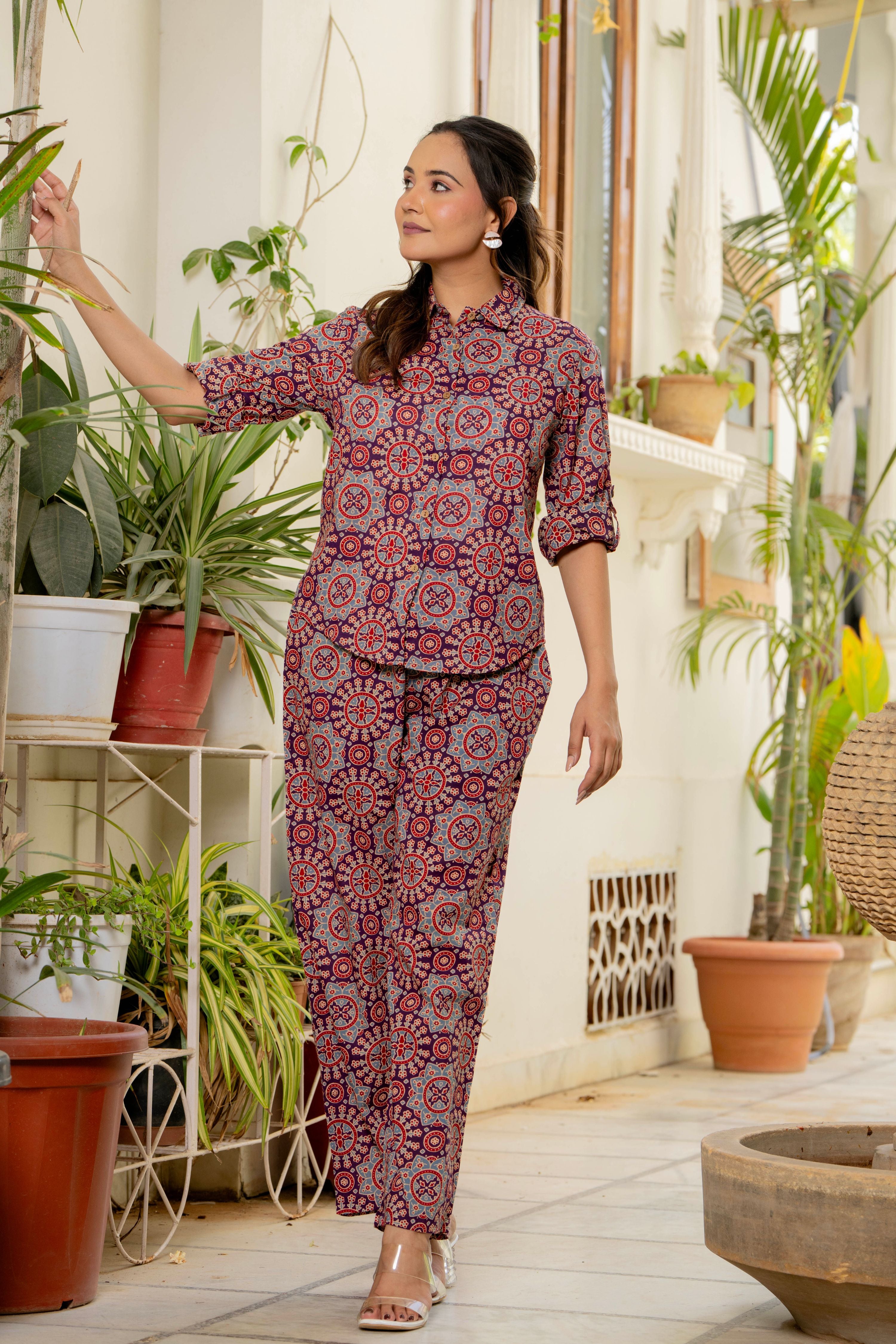 Ajrakh Co-Ord Set