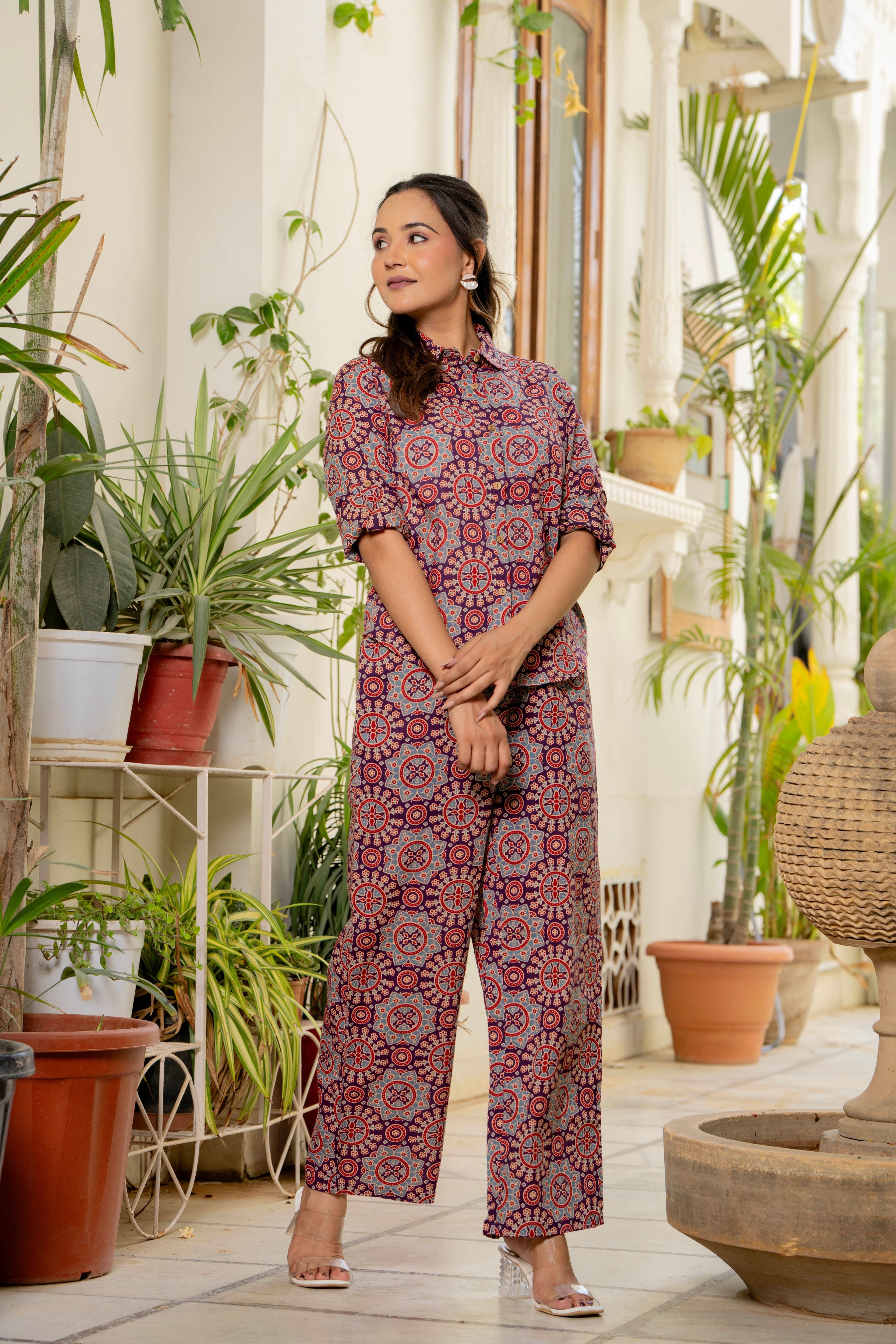 Ajrakh Co-Ord Set