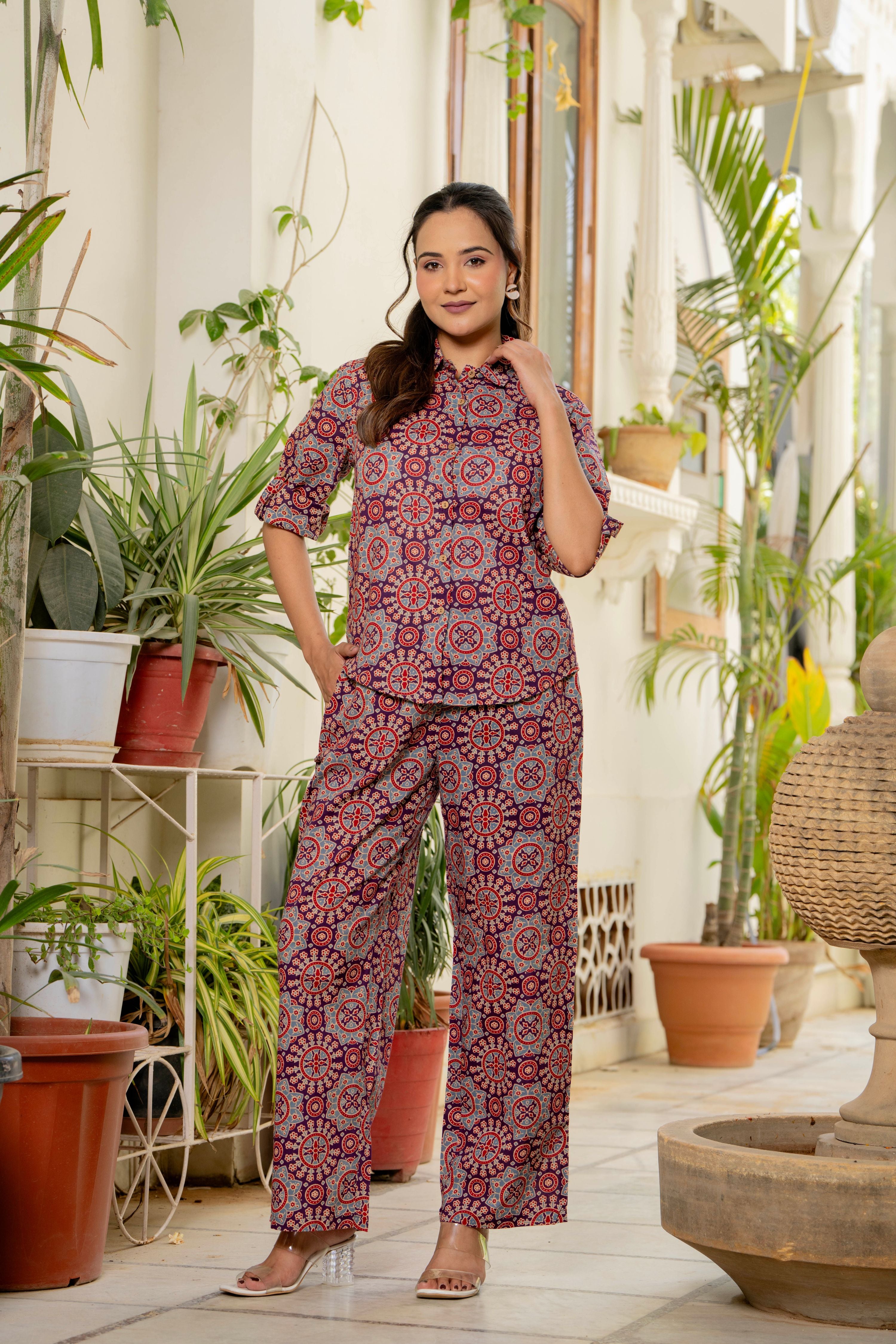 Ajrakh Co-Ord Set