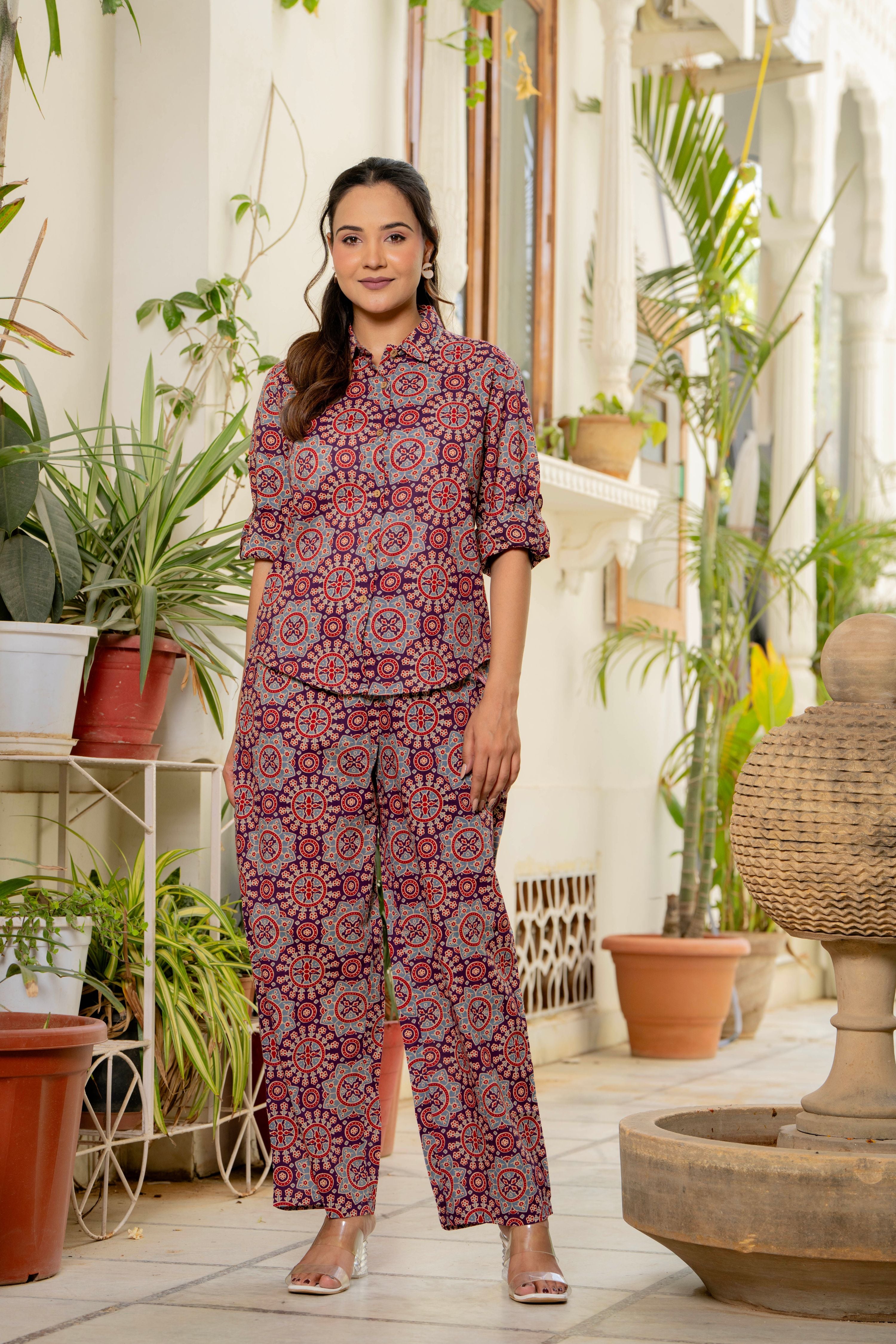 Ajrakh Co-Ord Set