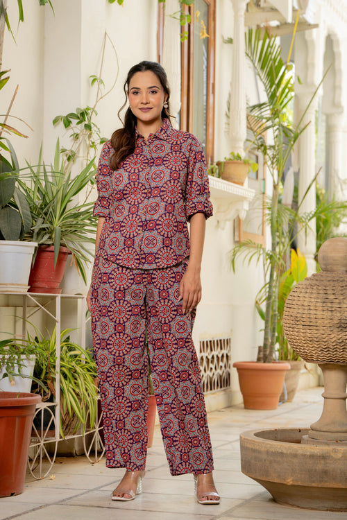 Ajrakh Co-Ord Set