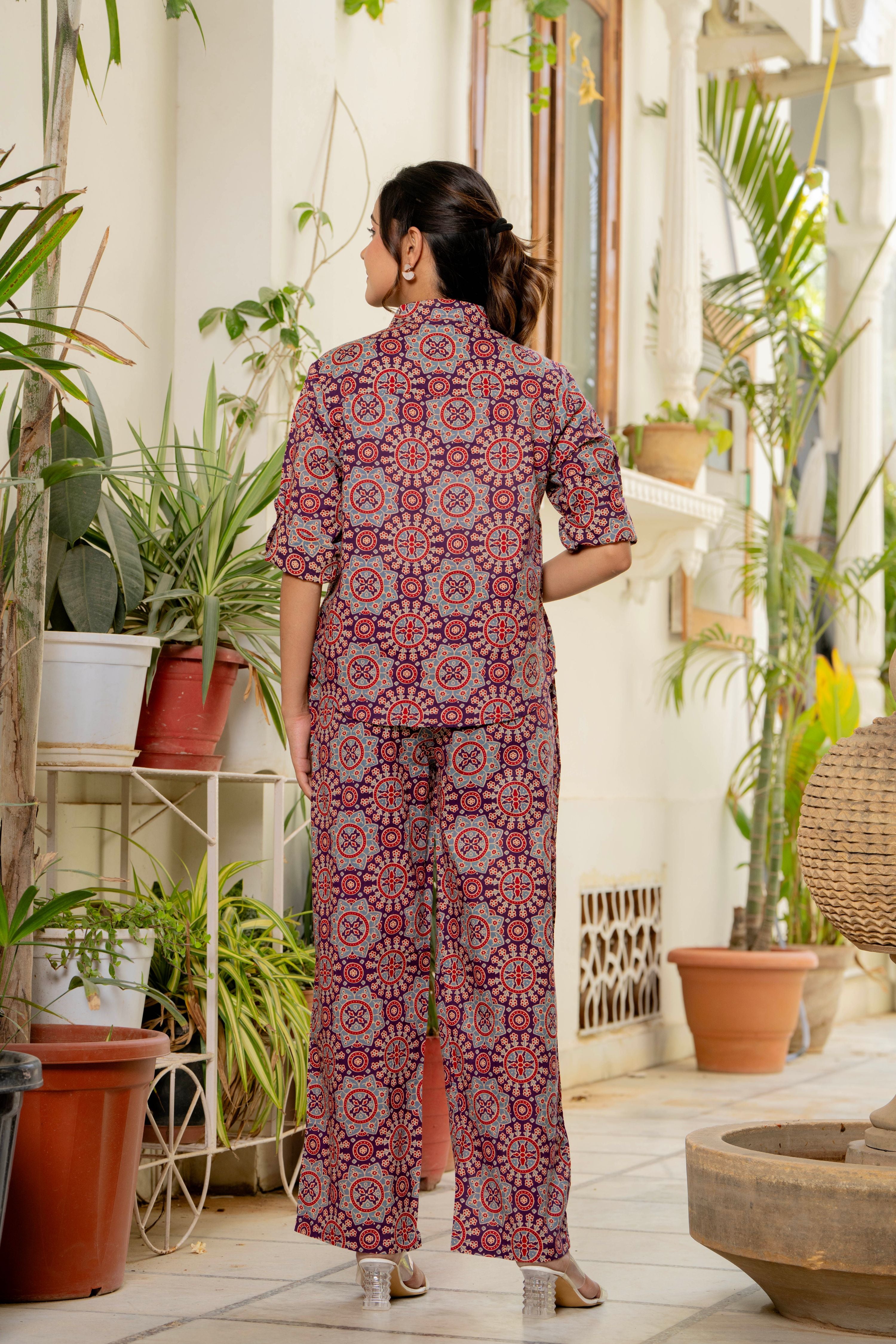Ajrakh Co-Ord Set