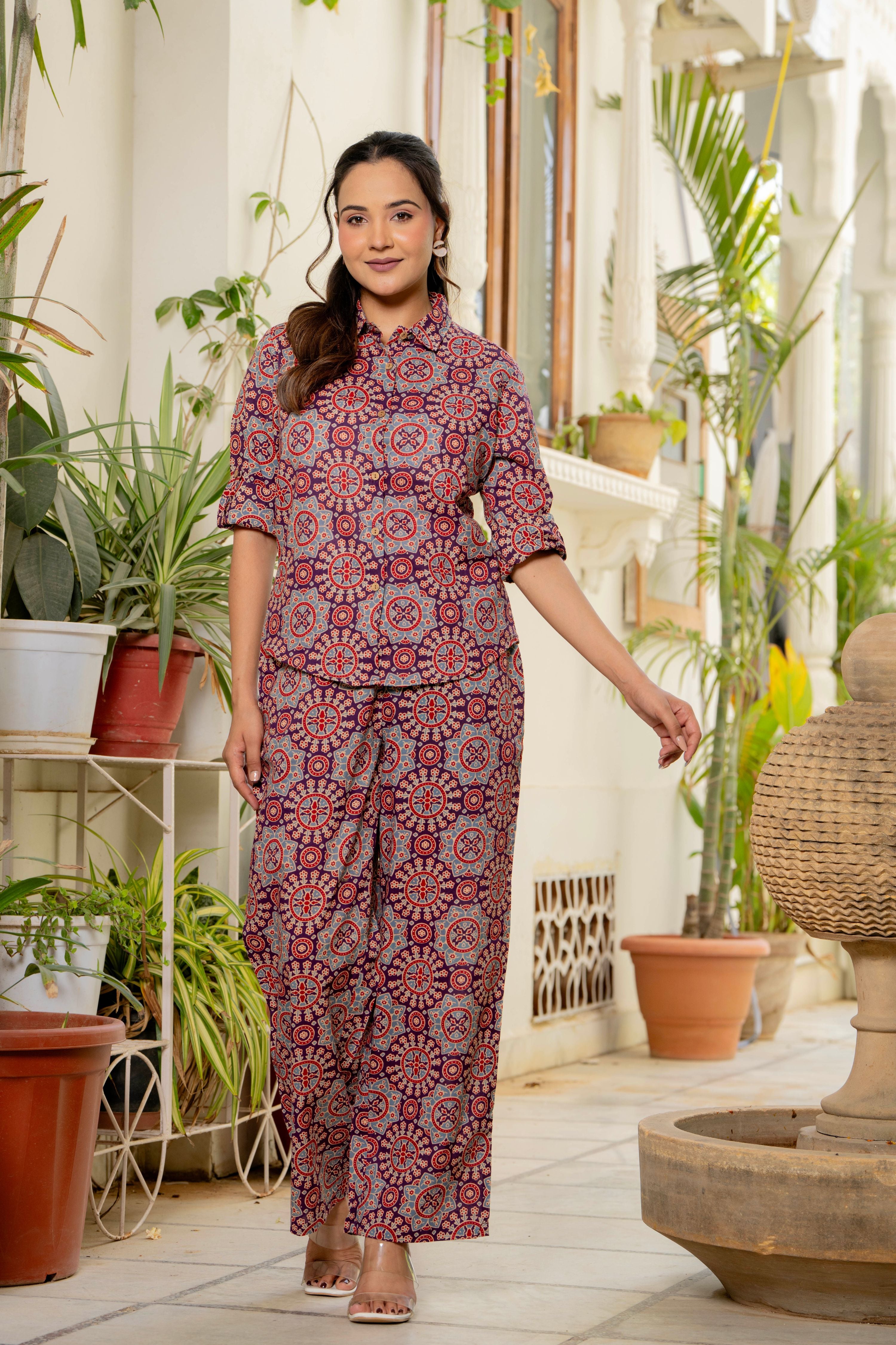 Ajrakh Co-Ord Set