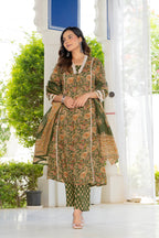 Neelam Green Anarkali Suit Set