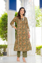 Neelam Green Anarkali Suit Set