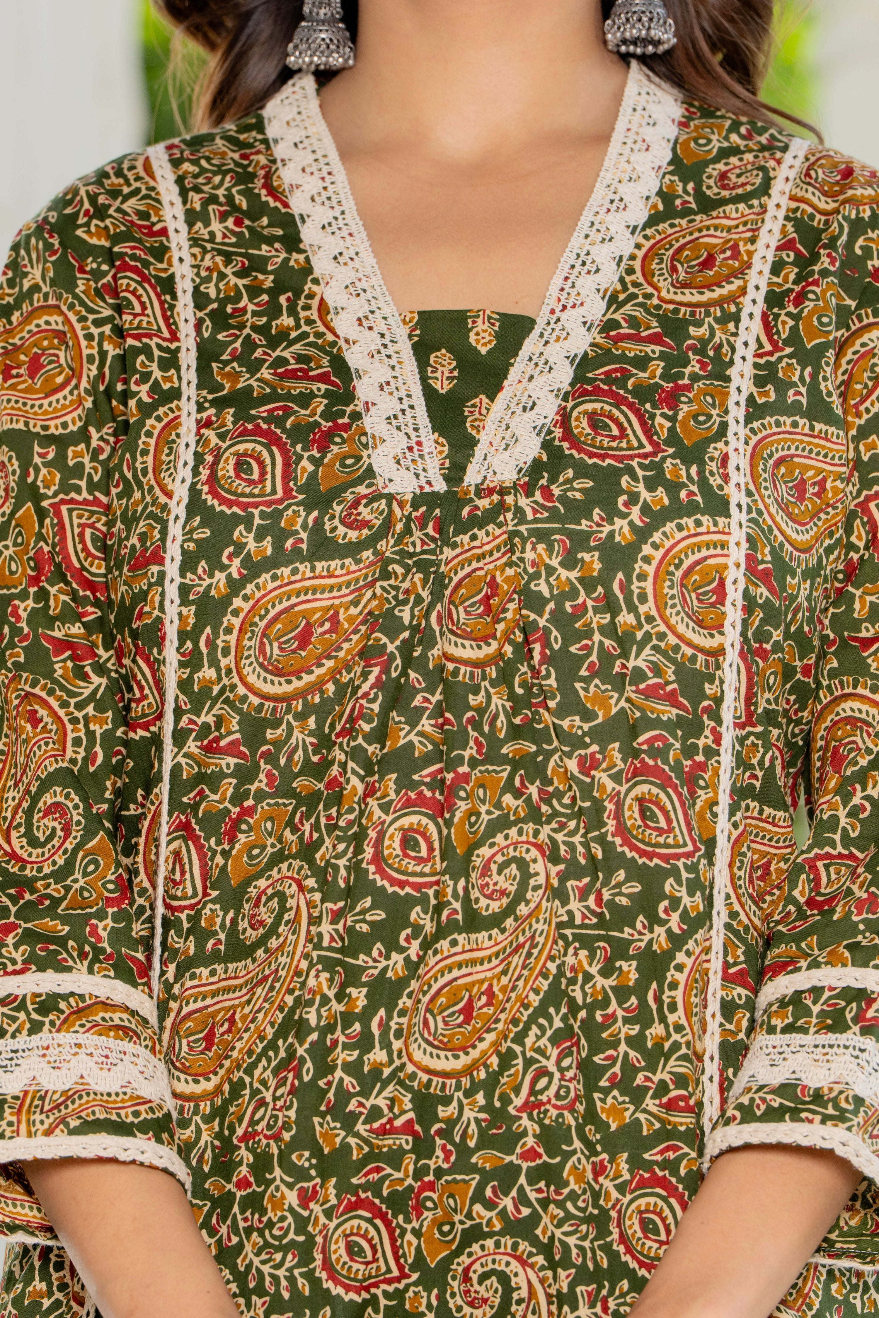 Neelam Green Anarkali Suit Set
