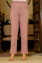 Pearl Lilac Pink Anarkali Suit Set