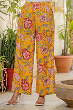 Sunehri Handblock Sleeveless Kurta Palazzo Set