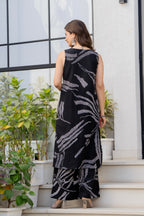 Heer Sleeveless Kurta Palazzo Set Black