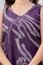 Heer Sleeveless Kurta Palazzo Set Purple