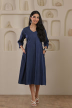 Denim Grace Dresses - Dark Blue