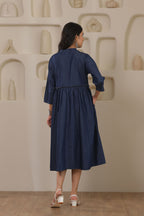Denim Grace Dresses - Dark Blue