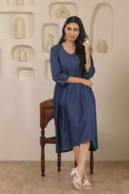 Denim Grace Dresses - Dark Blue