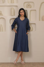 Denim Grace Dresses - Dark Blue