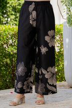 Gul-Bano Sleeveless Kurta Palazzo Set Black