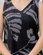 Heer Sleeveless Kurta Palazzo Set Black