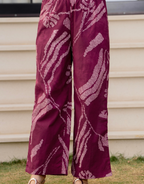 Heer Sleeveless Kurta Palazzo Set Maroon