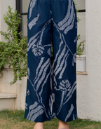 Heer Sleeveless Kurta Palazzo Set Navy Blue