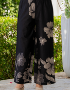 Gul-Bano Sleeveless Kurta Palazzo Set Black
